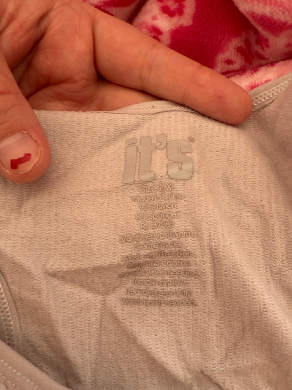 Light Gray Ribbed Racerback Sports Bra - Comfortable Support - Picture 2 of 3